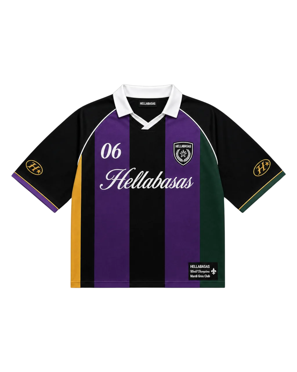 Mardi Gras soccer jersey